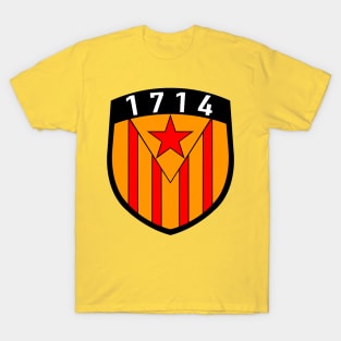 Catalunya 1714 estelada vermella flag T-Shirt